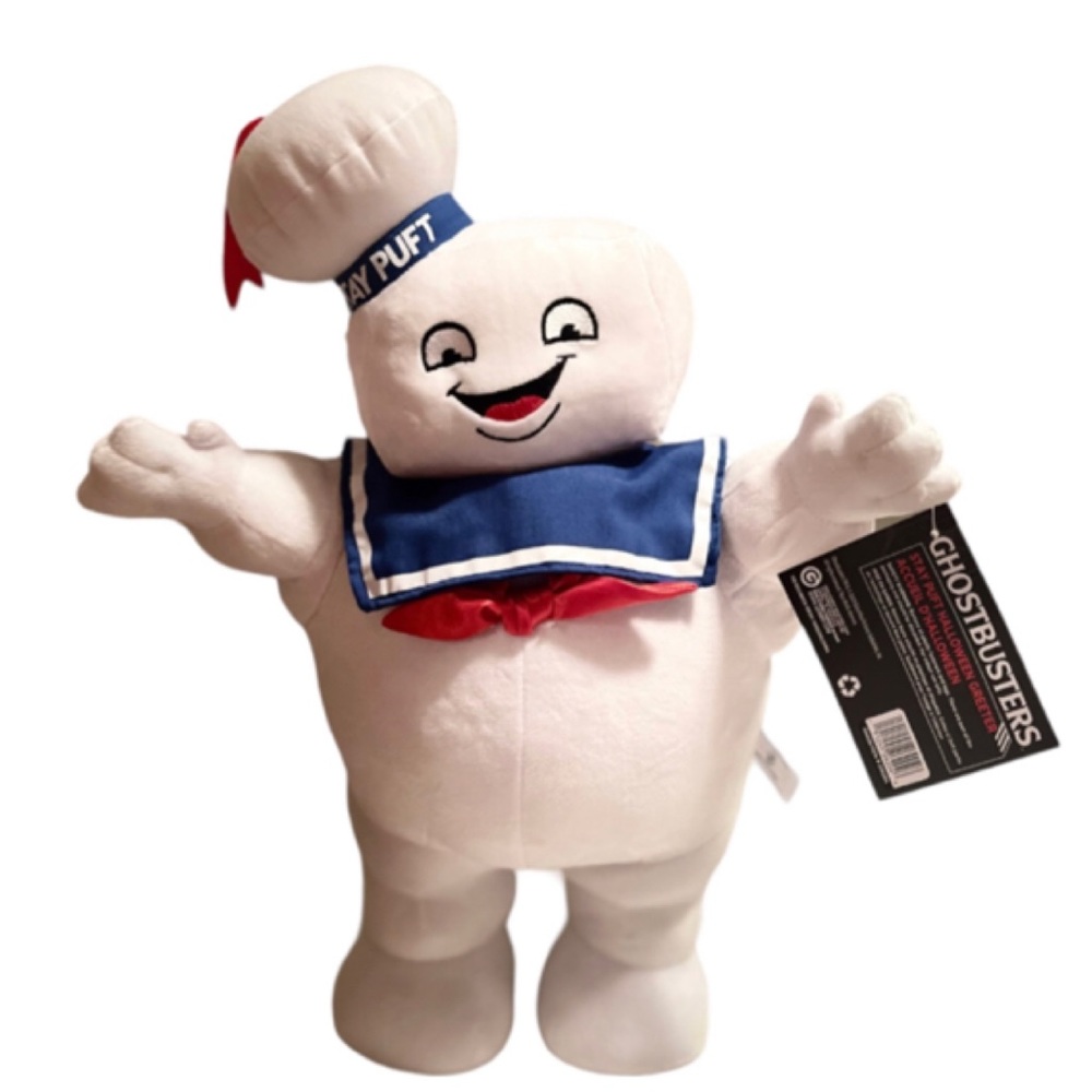 NEW Ghostbusters Stay Puft Halloween Greeter